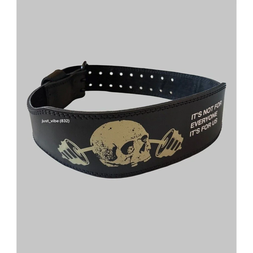 Darc Sport Memento Mori NFGU Weightlifting Weight Belt Size Medium In Black NEW